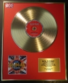 DEF LEPPARD/LTD. EDITION CD GOLD DISC/RECORD/