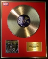 IRON MAIDEN/LTD. EDITION CD GOLD DISC/RECORD/