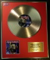 IRON MAIDEN/LTD. EDITION CD GOLD DISC/RECORD/