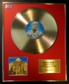 IRON MAIDEN/LTD. EDITION CD GOLD DISC/RECORD/
