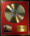 LUKE MORLEY/LTD. EDITION CD GOLD DISC/RECORD/