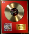 BODY COUNT/LTD. EDITION CD GOLD DISC/RECORD/
