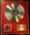 THE COMPANY OF SNAKES/LTD. EDITION CD GOLD DISC/RECORD/
