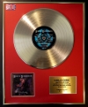 BRUCE DICKINSON/LTD. EDITION CD GOLD DISC/RECORD/