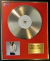 LENNY KRAVITZ/LTD. EDITION CD GOLD DISC/RECORD/
