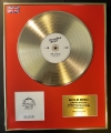 DIAMOND HEAD/LTD. EDITION CD GOLD DISC/RECORD/