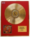 AEROSMITH/LTD. EDITION CD GOLD DISC/RECORD/