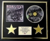 BON JOVI/CD DISPLAY/ LIMITED EDITION/COA/SLIPPERY WHEN WET