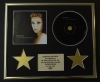 CELINE DION/CD DISPLAY/LIMITED EDITION/COA/LET'S TALK ABOUT LOVE