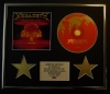 MEGADETH/CD DISPLAY/LIMITED EDITION/COA/GREATEST HITS