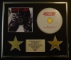 MOTLEY CRUE/CD DISPLAY/LIMITED EDITION/COA/TOO FAST FOR LOVE