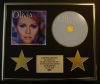 OLIVIA/CD DISPLAY/LIMITED EDITION/COA/THE DEFINITIVE COLLECTION