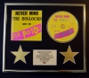 SEX PISTOLS/CD DISPLAY/LIMITED EDITION/COA/NEVER MIND THE BOLLOCKS