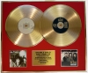 A-HA/DOUBLE CD GOLD DISC DISPLAY/LTD. EDITION/COA/THE DEFINITIVE COLLECTION & HEADLINES & DEADLINES