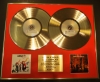 ABBA/DOUBLE CD GOLD DISC DISPLAY/LTD. EDITION/COA/