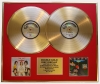 BAY CITY ROLLERS/DOUBLE CD GOLD DISC DISPLAY LTD. EDITION/COA//ROLLIN & ONCE UPON A STAR