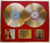 BRITNEY SPEARS/DOUBLE CD GOLD DISC DISPLAY LTD. EDITION/COA/...BABY ONE MORE TIME & OOPS! I DID IT..