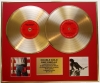 BRUCE SPRINGSTEEN/DOUBLE CD GOLD DISC DISPLAY/LTD. EDITION/COA/BORN IN THE USA & BORN TO RUN