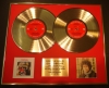 BOB DYLAN/DOUBLE CD GOLD DISC DISPLAY LTD. EDITION/COA