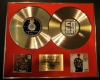 50 CENT/DOUBLE CD GOLD DISC DISPLAY/LTD ED/COA/