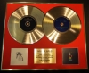 COLDPLAY/DOUBLE CD GOLD DISC DISPLAY/LTD ED/COA/