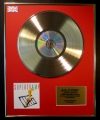 SUPERTRAMP/LTD. EDITION CD GOLD DISC/RECORD/COA/