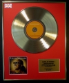 STEVIE WONDER/LTD. EDITION CD GOLD DISC/RECORD/COA/