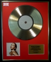 LEONA LEWIS/LTD. EDITION CD GOLD DISC/RECORD/COA/