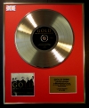 SPANDAU BALLET/LTD. EDITION CD GOLD DISC/RECORD/COA/