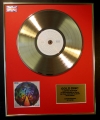 MUSE/LTD. EDITION CD GOLD DISC/RECORD/COA/