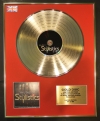 THE STYLISTICS/CD GOLD DISC/RECORD/LIMITED EDITION/COA/