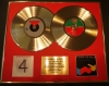 FOREIGNER/DOUBLE CD GOLD DISC DISPLAY/LTD. EDITION/COA/