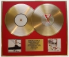 KYLIE MINOGUE/DOUBLE CD GOLD DISC DISPLAY/LTD. EDITION/COA/BODY LANGUAGE & X