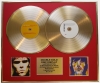 IAN BROWN/DOUBLE CD GOLD DISC DISPLAY/LTD. EDITION/COA/UNFINISHED MONKEY BUSINESS & GOLDEN GREATS