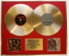 JETHRO TULL/DOUBLE CD GOLD DISC DISPLAY/LTD. EDITION/COA/THIS WAS & AQUALUNG