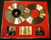 LUTHER VANDROSS/DOUBLE CD GOLD DISC DISPLAY/LTD. EDITION/COA/DANCE WITH MY FATHER & LOVE SONGS