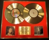 MARIAH CAREY/DOUBLE CD GOLD DISC DISPLAY/LTD. EDITION/COA/MARIAH CAREY & #1'S