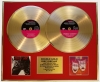 MOTLEY CRUE/DOUBLE CD GOLD DISC DISPLAY/LTD. EDITION/COA/TOO FAST FOR LOVE & THEATRE OF PAIN