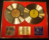 MEGADETH/DOUBLE CD GOLD DISC DISPLAY/LTD. EDITION/COA/SO FAR, SO GOOD.. SO WHAT! & RUST IN PEACE