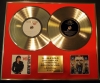MICHAEL JACKSON/DOUBLE CD GOLD DISC DISPLAY/LTD. EDITION/COA/BAD & DANGEROUS