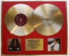 MICHAEL JACKSON/DOUBLE CD GOLD DISC DISPLAY/LTD. EDITION/COA/OFF THE WALL & THRILLER