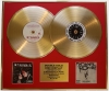 MY CHEMICAL ROMANCE/DOUBLE CD GOLD DISC DISPLAY/LTD. EDITION/COA/THREE CHEERS FOR... & BLACK PARADE