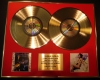 PRINCE/DOUBLE CD GOLD DISC & PHOTO DISPLAY/LTD. EDITION/COA/PURPLE RAIN & LOVE SEXY