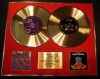 SIMPLE MINDS/DOUBLE CD GOLD DISC DISPLAY/LTD. EDITION/COA/GLITTERING PRIZE & THE BEST OF