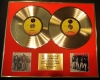 RAMONES/DOUBLE CD GOLD DISC DISPLAY/LTD. EDITION/COA/RAMONES & ROCKET TO RUSSIA