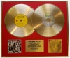 ROLLING STONES/DOUBLE CD GOLD DISC DISPLAY/LTD. EDITION/COA/EXILE ON MAIN ST. & GOATS HEAD SOUP
