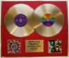 U2/DOUBLE CD GOLD DISC DISPLAY/LTD. EDITION/COA/ZOOROPA & POP
