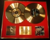 U2/DOUBLE CD GOLD DISC & PHOTO DISPLAY/LTD. EDITION/COA/RATTLE & HUM & ACHTUNG BABY