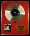 MYLENE FARMER/LTD. EDITION/CD GOLD DISC RECORD/BLEU NOIR