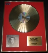 CELINE DION/LTD. EDITION CD GOLD DISC/RECORD/